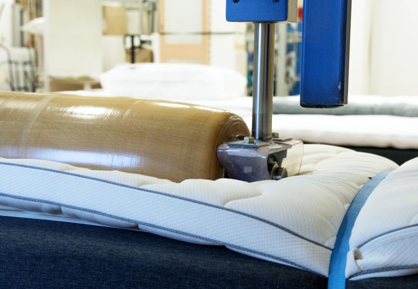 På RISE utsätts sängarna för utmattningsprovning för att testa kvalitet och konstruktion. Foto: Anna Sigge