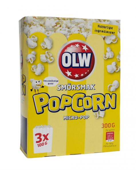 Testfakta Popcorn och pommes OLW